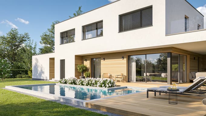 Lumarjev Atractivo krasi razgibana in privlačna zasnova. Velika pozornost je namenjena detajlom, kot so čiste linije, atraktivni fasadni materiali ter premišljeno načrtovana okna in vrata