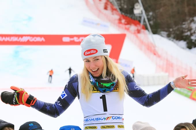  Mikaela Shiffrin dobro pozna Petelinji greben.