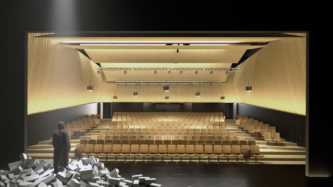 SNG Drama Ljubljana v sodelovanju z L56 začasno vzpostavlja nov kulturni center v Ljubljani, dvorana Velikega odra