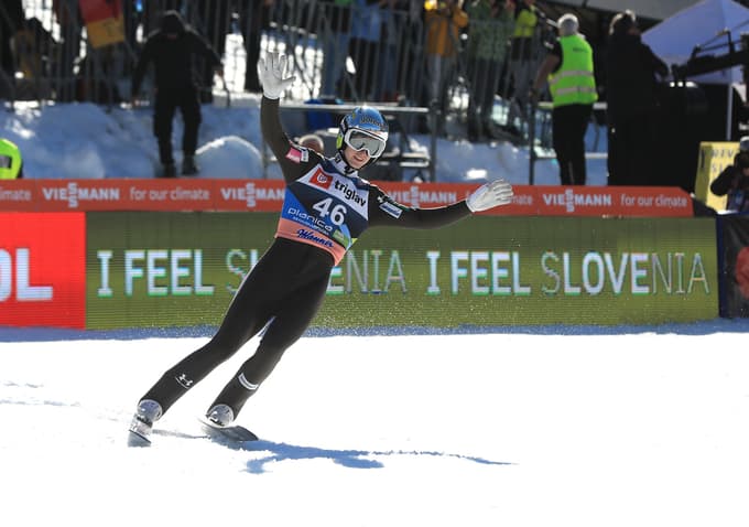 Lovro Kos priznava, da je Planica tudi malo strašna, sploh ko zapiha vzgornjik.