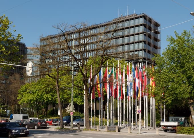 Evropski patentni urad (EPO) v Münchnu.