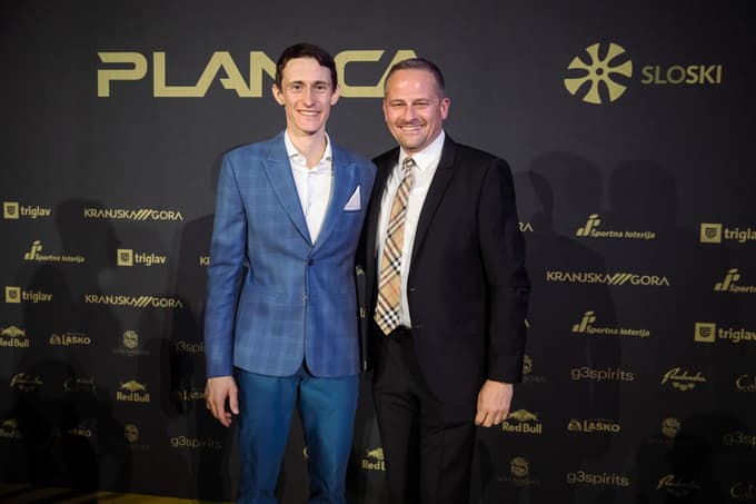 Peter Prevc in Tomaž Šušteršič