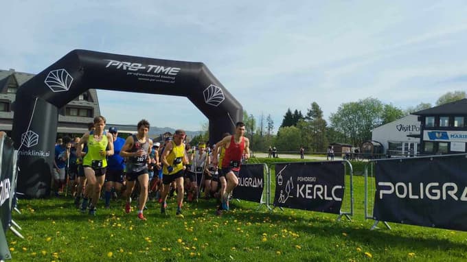 (FOTO) Vzpon od vznožja Pohorja do Bellevueja: Hitre noge in odličen čas