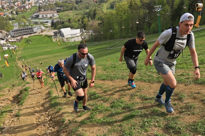 (FOTO) Vzpon od vznožja Pohorja do Bellevueja: Hitre noge in odličen čas