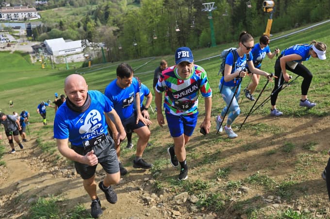 (FOTO) Vzpon od vznožja Pohorja do Bellevueja: Hitre noge in odličen čas