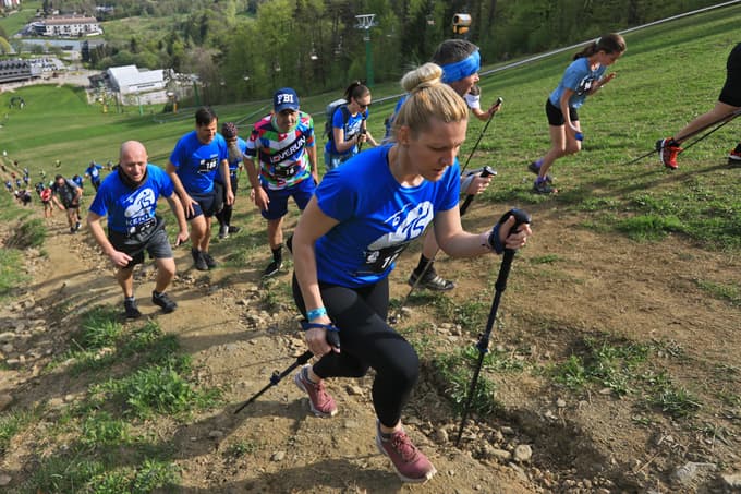 (FOTO) Vzpon od vznožja Pohorja do Bellevueja: Hitre noge in odličen čas