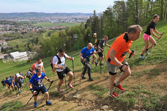 (FOTO) Vzpon od vznožja Pohorja do Bellevueja: Hitre noge in odličen čas