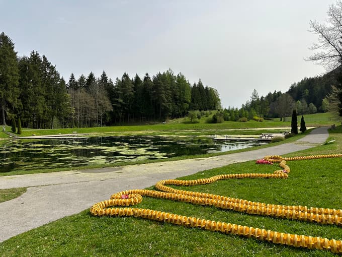 (FOTO) Zakaj so se dolgoročni načrti za najem Ivarčkega jezera zamaknili še za eno leto