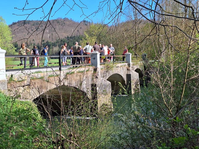 Na Planinskem polju je čez rečice več lepih mostičkov.