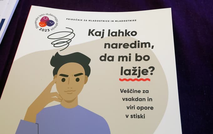 Gradivo NIJZ, predstavljeno na stojnicah ob Festivalu duševnega zdravja v Mariboru 