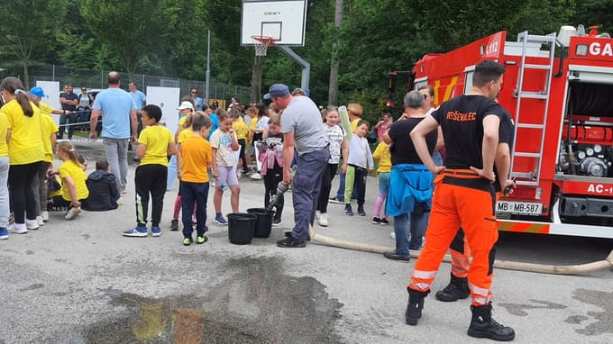 Ekipe osnovnošolcev z območja Policijske uprave Maribor merile moči na zaključku Otroške varnostne olimpijade