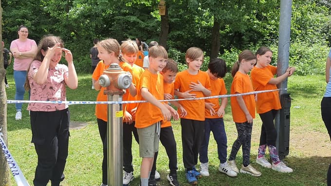 Ekipe osnovnošolcev z območja Policijske uprave Maribor merile moči na zaključku Otroške varnostne olimpijade