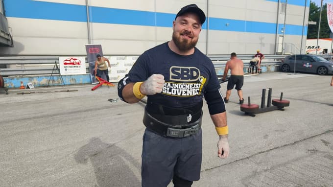 Matjaž Belšak, najmočnejši Slovenec 2024. 