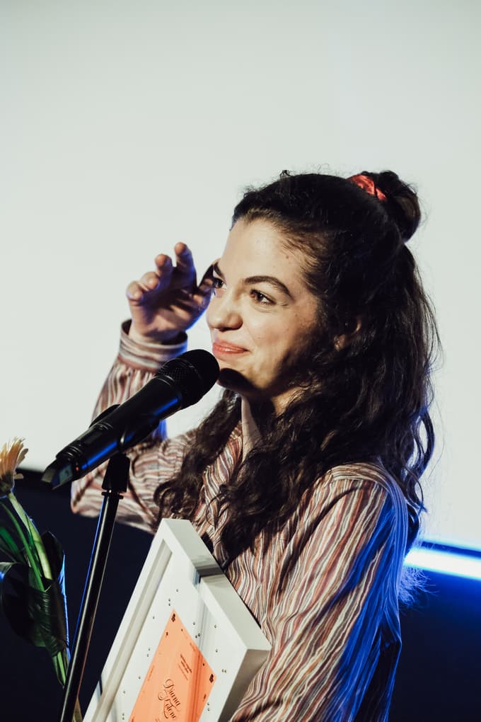 Diana Kolenc na otvoritvi letošnjega festivala Krafft