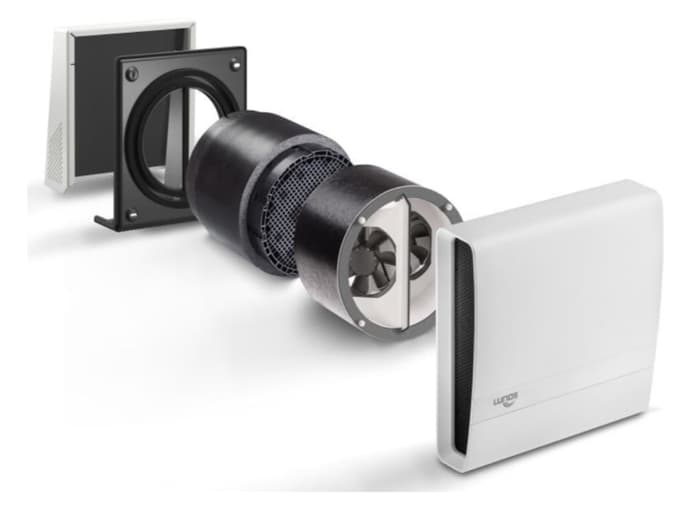 Novi rekupertor energije LUNOS pbr v LUNOS ego 60 z novim motorjem