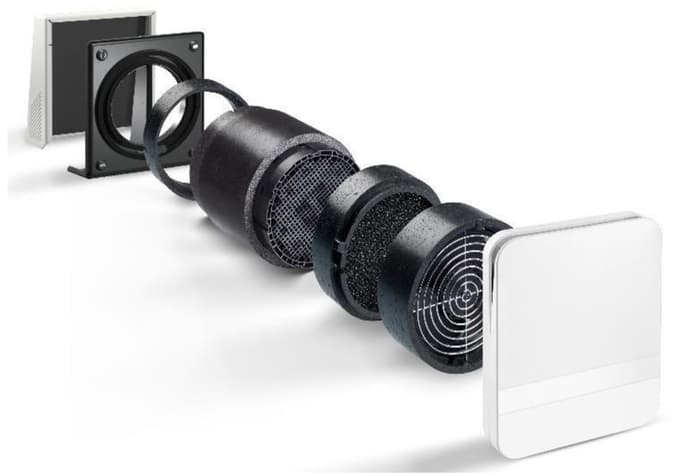 Novi rekuperator energije LUNOS pbr v modelu LUNOS e²60 z brezžičnim zaslonom: