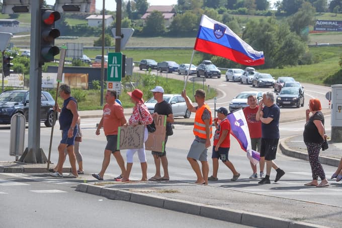 Šentiljčani so prvo manjšo protestno akcijo izpeljali konec avgusta letos.