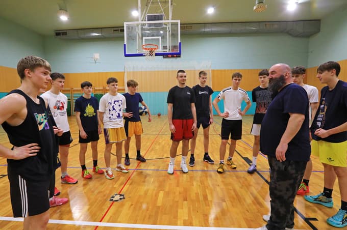 Telovadnica Srednje lesarske šole, kjer raste košarkarski projekt Rajka Kršiča.