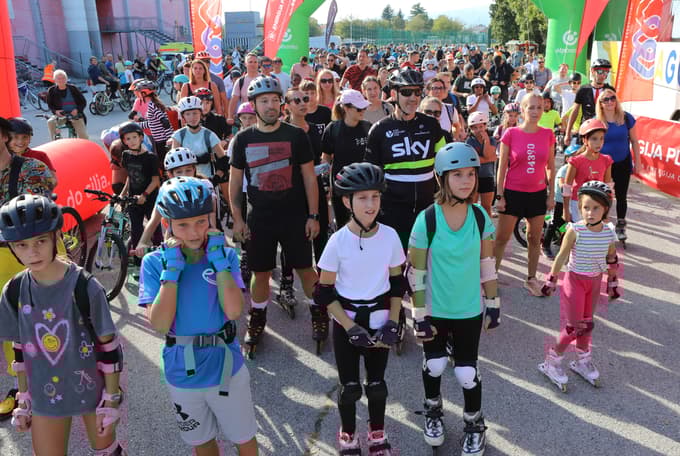 Četudi ne gre za tekmo, je pred startom čutiti nemir. 