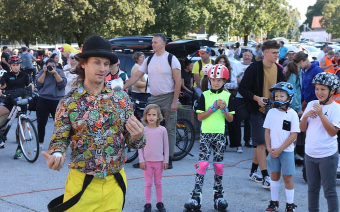 Animatorji so skrbeli za dodatno zabavo.  