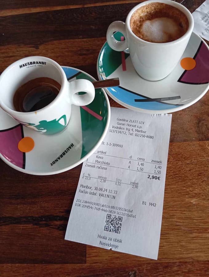 Da so cene na Hrvaškem previsoke? Spili smo kavo na tržnicah v Pulju, Mariboru in Ljubljani, tukaj so računi