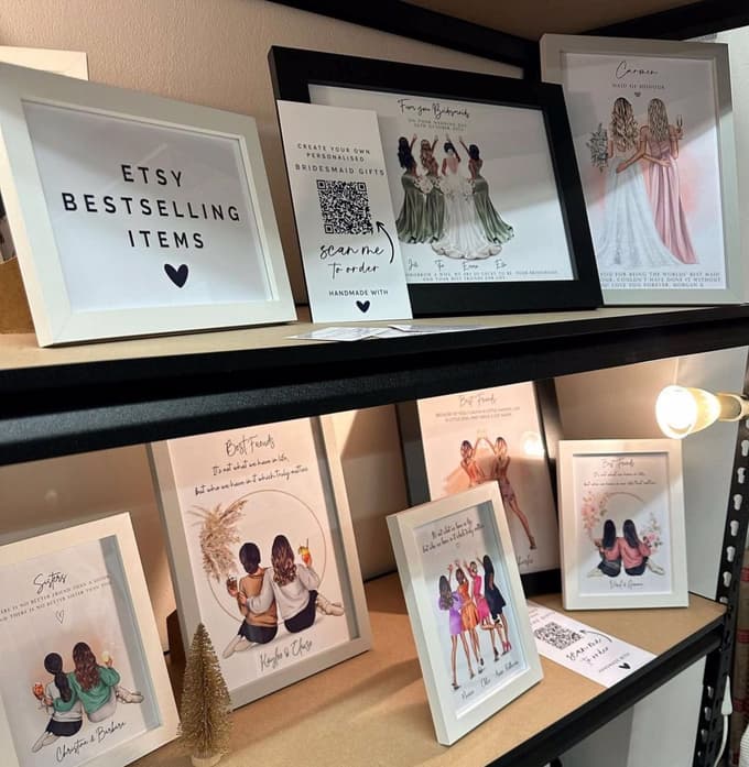 Za oblikovalce in obrtnike sta najbolj priljubljeni platformi Etsy in Amazon ter tudi druge.