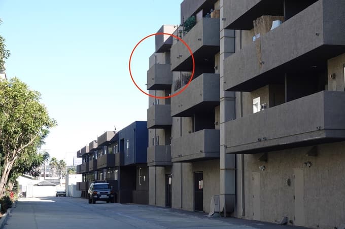 Stanovanje, v katerem v losangeleški mestni četrti Playa Vista živi Chanel Maya Banks. 