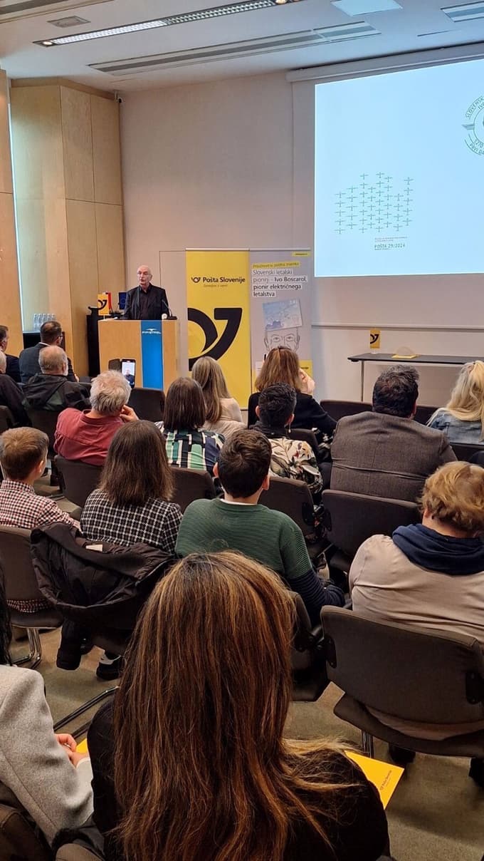 (FOTO) Pošta Slovenije bo izdala znamko s podobo Iva Boscarola. Kaj bo še upodobljeno na njej?