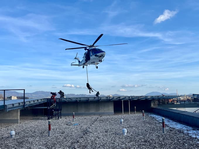 (FOTO) V celjski bolnišnici prikazali ukrepanje v primeru izjemne varnostne situacije