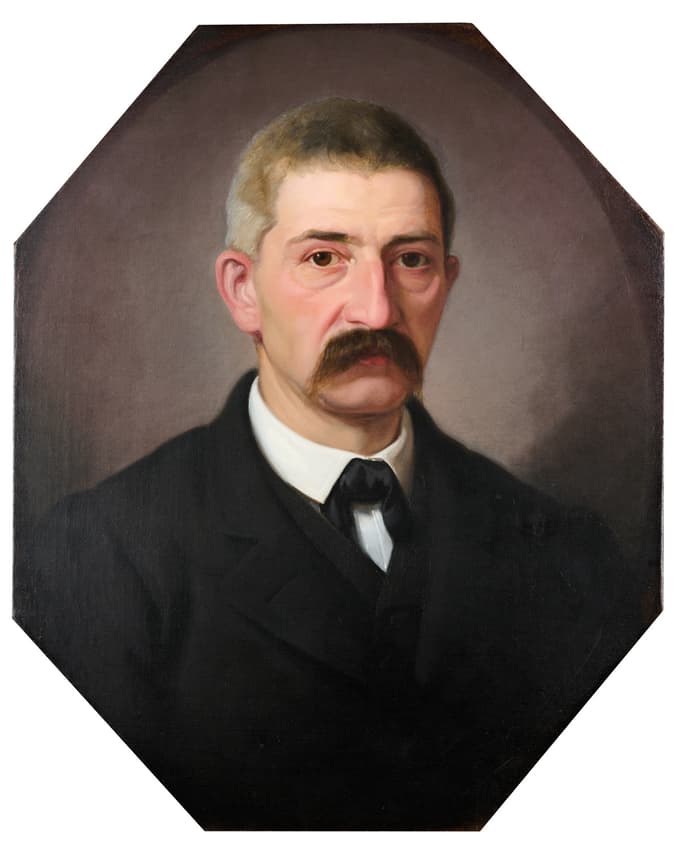 Eduard Lind, Portret Carla Scherbauma, o. pl., 1867, Pokrajinski muzej Maribor