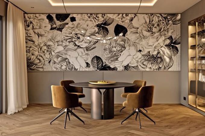 Vzorec tapete lahko popolnoma spremeni opremljevalski slog. 