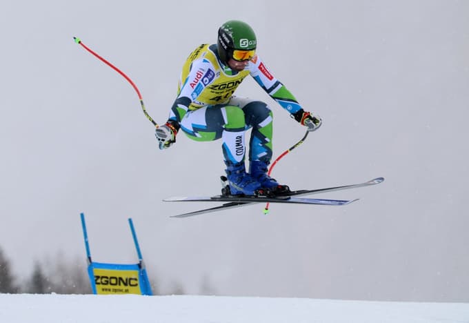 Martin Čater je bil na treningu hiter.