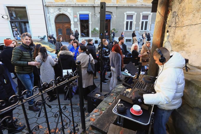 Na Tyrševi se je razlegala glasba. 