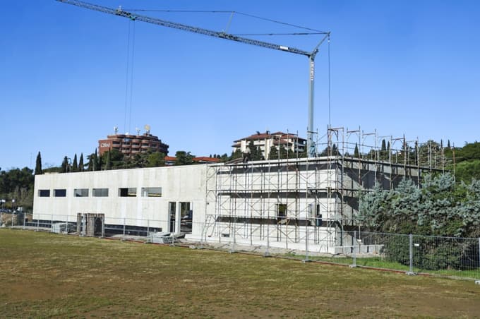 V Portorožu raste tudi “Kolos” ob teniških igriščih