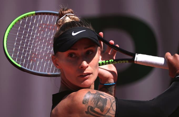 Polona Hercog je prva vzela slovo. 