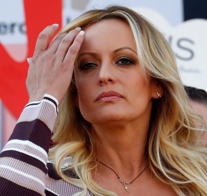 Stormy Daniels na erotičnem sejmu Venus v Berlinu leta 2018.