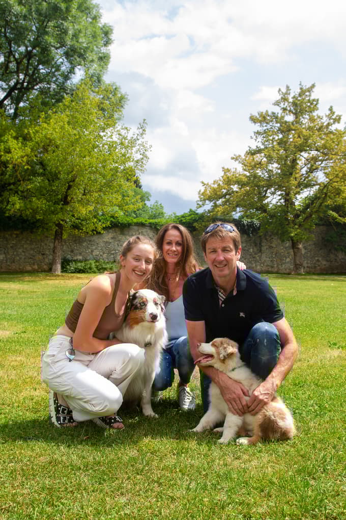 Iztok Čop s soprogo Petro in hčerko Ruby