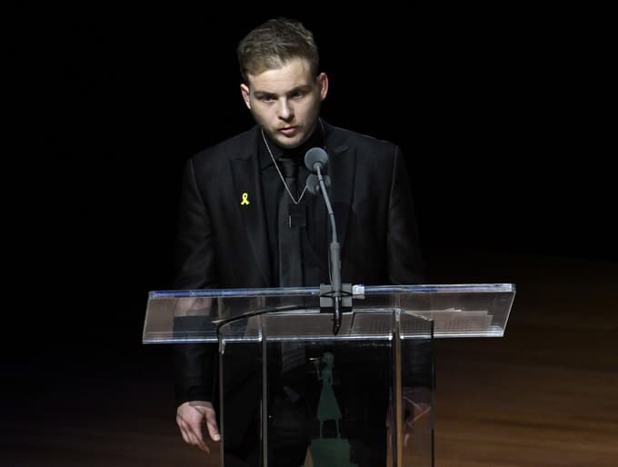 Jonathan Lipnicki na lanski podelitvi judovskih medijskih nagrad v New Yorku.