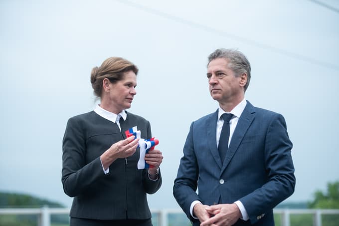 Robert Golob inAlenka Bratušek