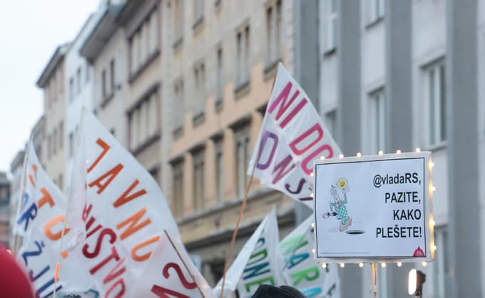 (FOTO) Petkovi kolesarji so nazaj: "Ne gre za Janšo ali Goloba, gre za to, kaj vlada dela, katere obljube izpolnjuje"