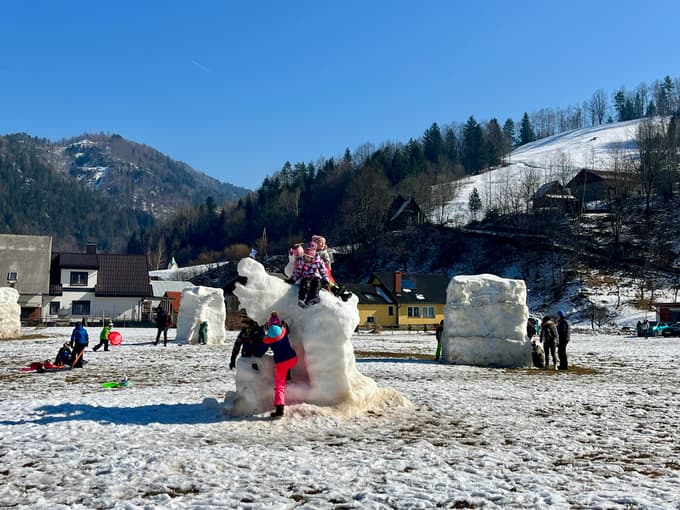 (FOTO) V Črni na Koroškem so se zabavali predvsem otroci