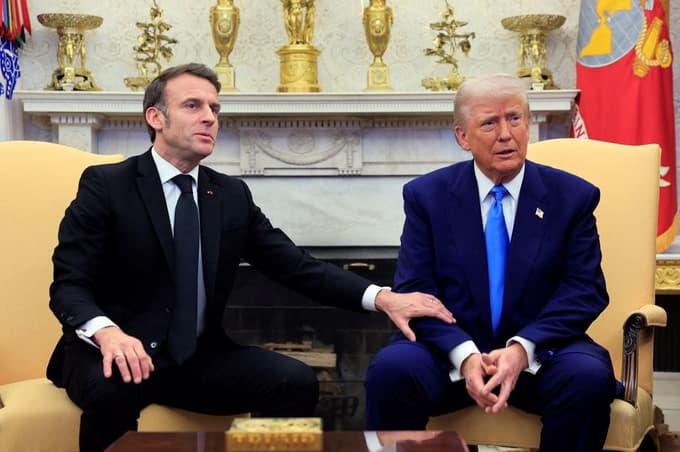 Macron po pogovorih s Trumpom povedal, kdaj bi lahko dosegli dogovor o premirju v Ukrajini