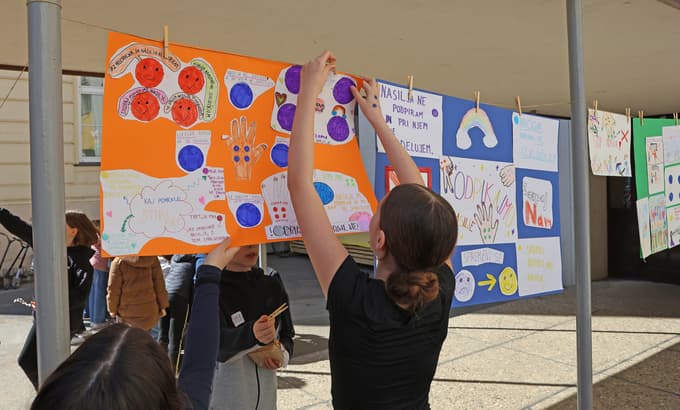 (FOTO) Kako so mariborski šolarji odpikali nasilje