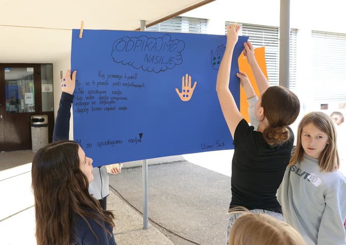 (FOTO) Kako so mariborski šolarji odpikali nasilje