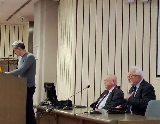 Nino Flisar (UKM), Marjan Matjašič in Srečko Reher