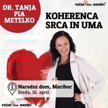 Večer v živo: Zdravilna moč koherence srca in uma s Tanjo Pio Metelko