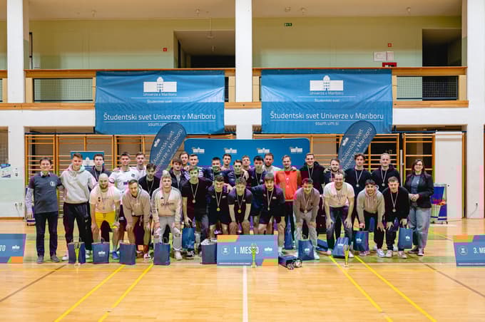 Univerzitetna športna liga za prvaka Univerze v Mariboru v študijskem letu 2024/2025, veliki finale v športnem centru Leona Štuklja