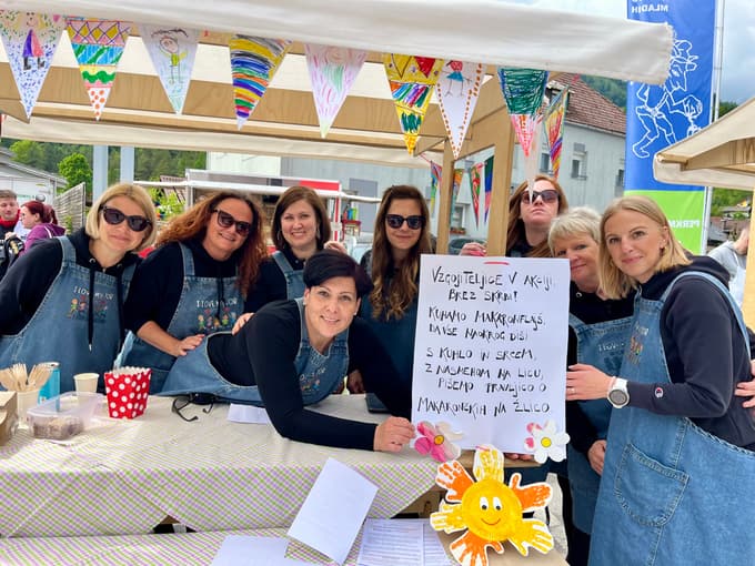 Tudi letos so sodelovale vzgojiteljice iz Vrtca Mežica.