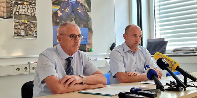 Nedjan Jerman s Finančnega urada Koper in Dejan Grandič s Policijske uprave Kope