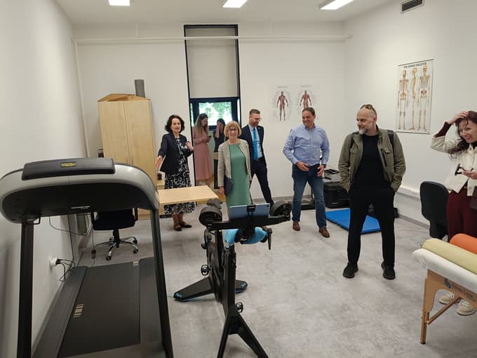 (FOTO) V UŠC Leona Štuklja odprli kineziološki laboratorij